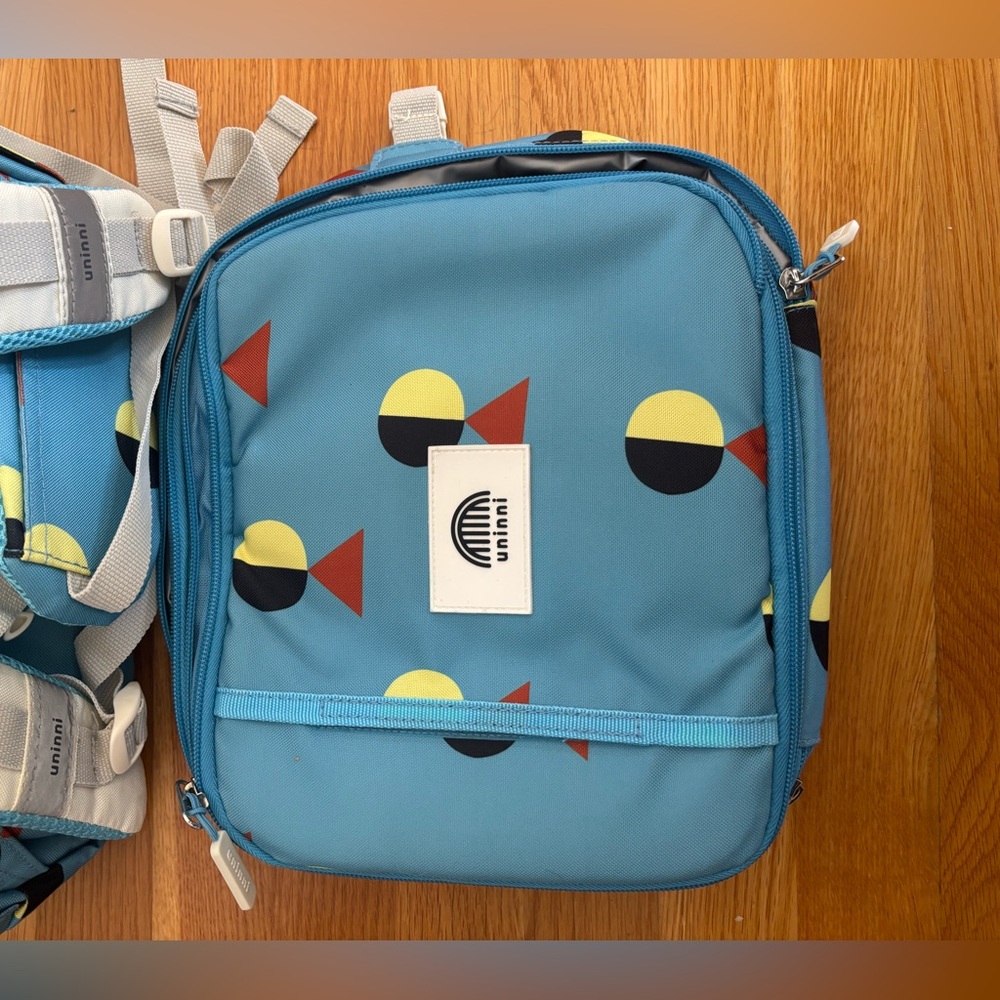 Uninni backpack & lunchbox set kids unisex patterned new - Picture 6 of 6
